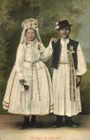 Kistályai új házaspár / Hungarian folklore from Kistálya, couple (fl)