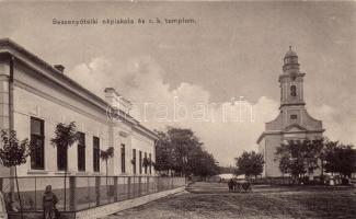 Bessenyőtelek, népiskola, Római katolikus templom