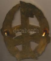 ~1980. "1 millió kilométer balesetmentesen" zománcozott, aranyozott felcsavarozható kitünt...