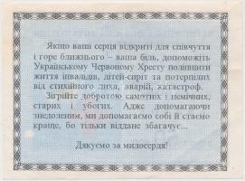 Ukrajna DN "Csernyivci Régió Vörös Kereszt" 50k jótékonysági adomány T:II-
Ukraine ND &quo...