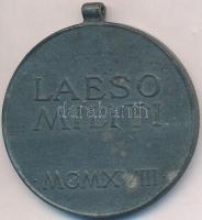 1918. "Sebesültek Érme" cink kitüntetés mellszalag nélkül. Szign.: R. Placht T:2,2-
Hungar...