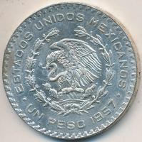 Mexikó 1961. 1P Ag "Függetlenség" T:2
Mexico 1961. 1 Peso Ag "Independence" C:XF