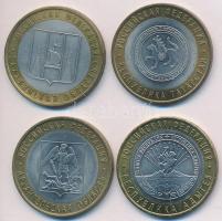 Oroszország 2005-2009. 10R (4xklf) T:1-,2
Russia 2005-2009. 10 Roubles (4xdiff) C:AU,XF