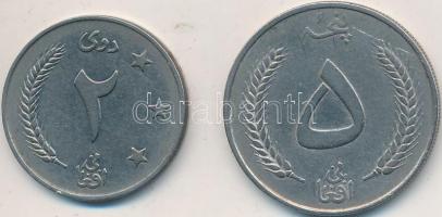 Afganisztán 1937. 2p + 5p + 1961. 2A + 5A T:1-,2
Afghanistan 1937. 2 Pul + 5 Pul + 1961. 2 Afghanis ...