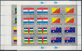 Flags of member states of UN minisheet set, ENSZ-tagállamok zászlói kisívsor