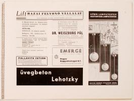 1942 A Tér és Forma lakóházépítéssel foglalkozó 1942-1 száma sok képpel, 16p