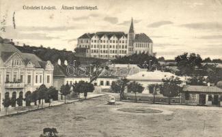 Léva, Állami tanítóképző; kiadja Schulcz Ignácz / teacher training school