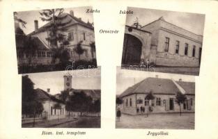 Oroszvár, Zárda, iskola, templom, jegyzőlak / cloister, school, church, office