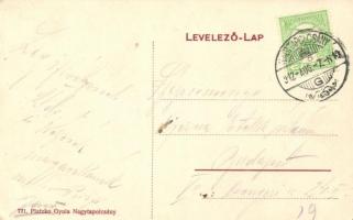 Vág-Podhragy, Vár; Platzko Gyula kiadása / castle