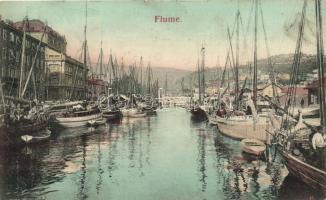 Fiume, port, ships