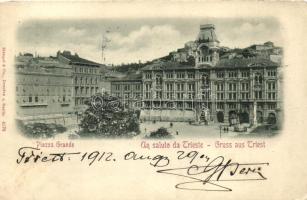 Trieste, Piazza Grande / square, Emb.