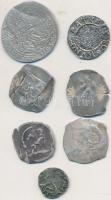 Vegyes: Ausztria DN Friesachi Denar Ag (4xklf) + 1387-1427. Parvus Ag "Zsigmond" + 1580K-B...