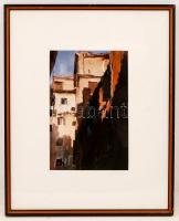 Kendall Jane: Reflect en bleu. Venice 1989. Jelzett, sorszámozott: 1/20. Paszpartuban, üvegezett keretben. Kép méret: 29x19,5cm, keret méret:42x54cm 