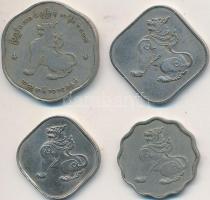 Mianmar/Burma 1949. 2P + 1952. 25P + 1953. 10P + 1956. 5P T:2,2-
Myanmar/Burma 1949. 2 Pyas + 1952. ...
