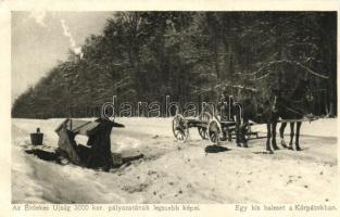 Az Érdekes Újság kiadása: Egy kis baleset a Kárpátokban / accident in the Carpathians