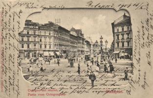 Budapest VI. Oktogon tér, Komlodi Jakab és Ernyei Lajos üzlete, Divald