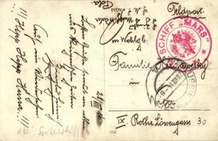 K.u.K. tengerésztiszt / marine officer, SM Schiff Mars, photo (EB)