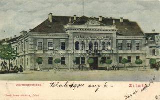 Zilah, Vármegyeháza, Seres Samu kiadása / county hall