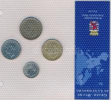Luxemburg 1980-1990. 1Fr-50Fr 4klf darab "Az utolsó Frank forgalmi pénzek" szettben T:1,2
...