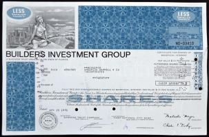 Kanada 1975. "Massey-Ferguson Limited" részvényelismervénye 100 részvényről, perforált és ...