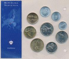 Szlovénia 1992-2004. 10s-50T 9klf darab "Az utolsó Tolár forgalmi pénzek" szettben T:1,1-
...
