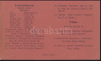 cca 1930-1980 a Margitszigeti színpad nyári műsorainak ismertetője (különböző ismert nevekkel, pl. G...