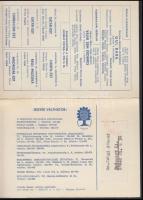 cca 1930-1980 a Margitszigeti színpad nyári műsorainak ismertetője (különböző ismert nevekkel, pl. G...