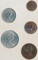 Nagy-Britannia 1968-1971. 1/2p-10P (5xklf) "Első decimális érmék" szett T:1,1-
Great Brita...