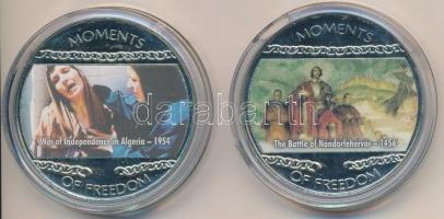 Libéria 2004. 10$ "Szabadság pillanatai - A nándorfehérvári ütközet 1456." + "Szabads...