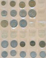 ~350db-os vegyes külföldi fémpénz gyűjtemény érmetartó albumban T:vegyes
~350pcs of diff. coins in c...