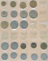 ~350db-os vegyes külföldi fémpénz gyűjtemény érmetartó albumban T:vegyes
~350pcs of diff. coins in c...