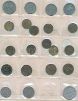 ~350db-os vegyes külföldi fémpénz gyűjtemény érmetartó albumban T:vegyes
~350pcs of diff. coins in c...