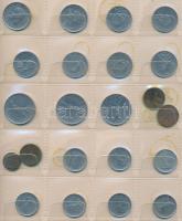 ~350db-os vegyes külföldi fémpénz gyűjtemény érmetartó albumban T:vegyes
~350pcs of diff. coins in c...