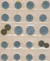 ~350db-os vegyes külföldi fémpénz gyűjtemény érmetartó albumban T:vegyes
~350pcs of diff. coins in c...