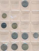 ~350db-os vegyes külföldi fémpénz gyűjtemény érmetartó albumban T:vegyes
~350pcs of diff. coins in c...