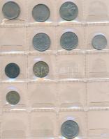 ~350db-os vegyes külföldi fémpénz gyűjtemény érmetartó albumban T:vegyes
~350pcs of diff. coins in c...