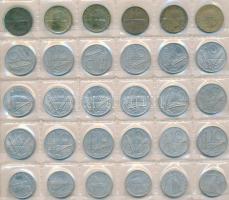 ~350db-os vegyes külföldi fémpénz gyűjtemény érmetartó albumban T:vegyes
~350pcs of diff. coins in c...