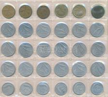 ~350db-os vegyes külföldi fémpénz gyűjtemény érmetartó albumban T:vegyes
~350pcs of diff. coins in c...