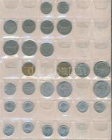 ~350db-os vegyes külföldi fémpénz gyűjtemény érmetartó albumban T:vegyes
~350pcs of diff. coins in c...