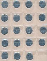 ~350db-os vegyes külföldi fémpénz gyűjtemény érmetartó albumban T:vegyes
~350pcs of diff. coins in c...