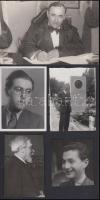 cca 1930-1960 Vegyes fotó tétel: 7 db portréfotó, részben színházi emberekről, különféle méretben