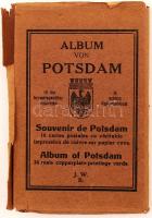 Hans Kania: Neuer Führer durch Potsdam und Umbegebung. kihajtható téképpel + Postdam képeslapfüzet