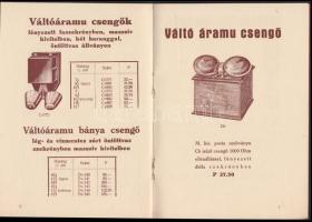 Kis Ignác Mechanikai Villamossági cikkek és Műanyagáru üzeme. Gyengeáramú cikkek árjegyzéke. Ábrákka...