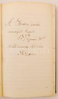 1926 Bp., Szendrey Lajos által összeállított kézzel írt daloskönyv leányai részére jó állapotban