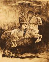 Benyovszky István (1898-1969): Ballotade. Rézkarc, papír, jelzett, 41×31 cm