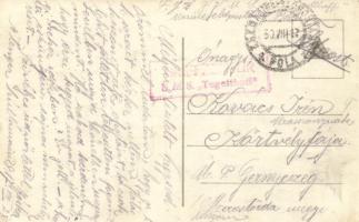 Rettung der 'Foucault'-Mannschaft durch österr.-ungarr. Marineflieger / rescuing the crew ...