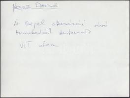 Régi fénykép: A csepel öttusázói vivó bemutatója a VIT-utcának kinevezett Váci utcában. F. Koncz Dez...