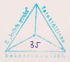 Régi fénykép: Kondorosi öregek.  F. Marosi László. 40x30cm