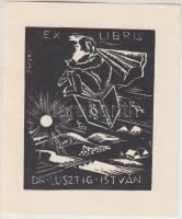 7 db ex libris, benne judaika, hazai alkotóktól