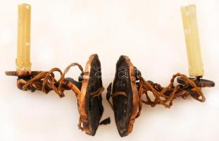 2 db régi, javításra szoruló réz falikar